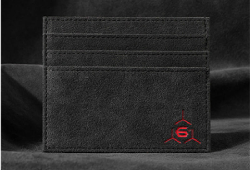 Big Pocket Slim Leather Card Wallet