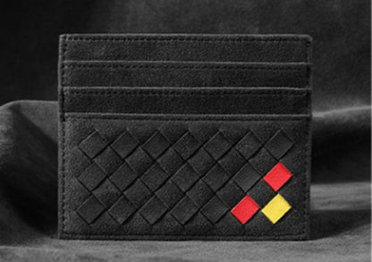 Big Pocket Slim Leather Card Wallet