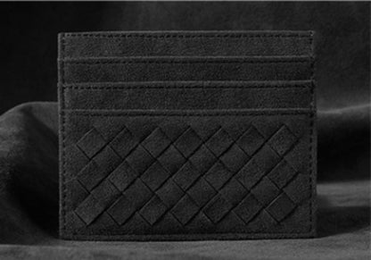 Big Pocket Slim Leather Card Wallet