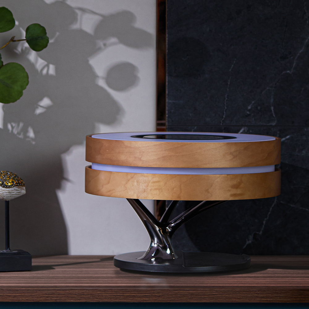 Wireless Charging Desk Lamp with Bluetooth Speaker