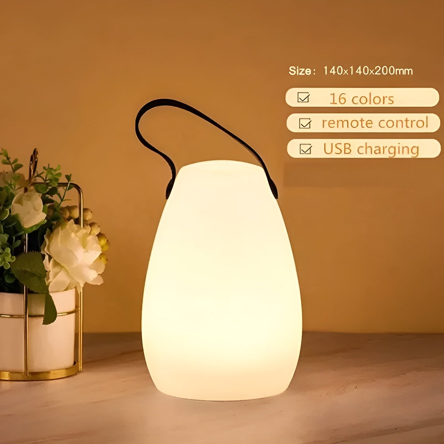 Fesara Color Changing LED Light - Compact Waterproof Lamp