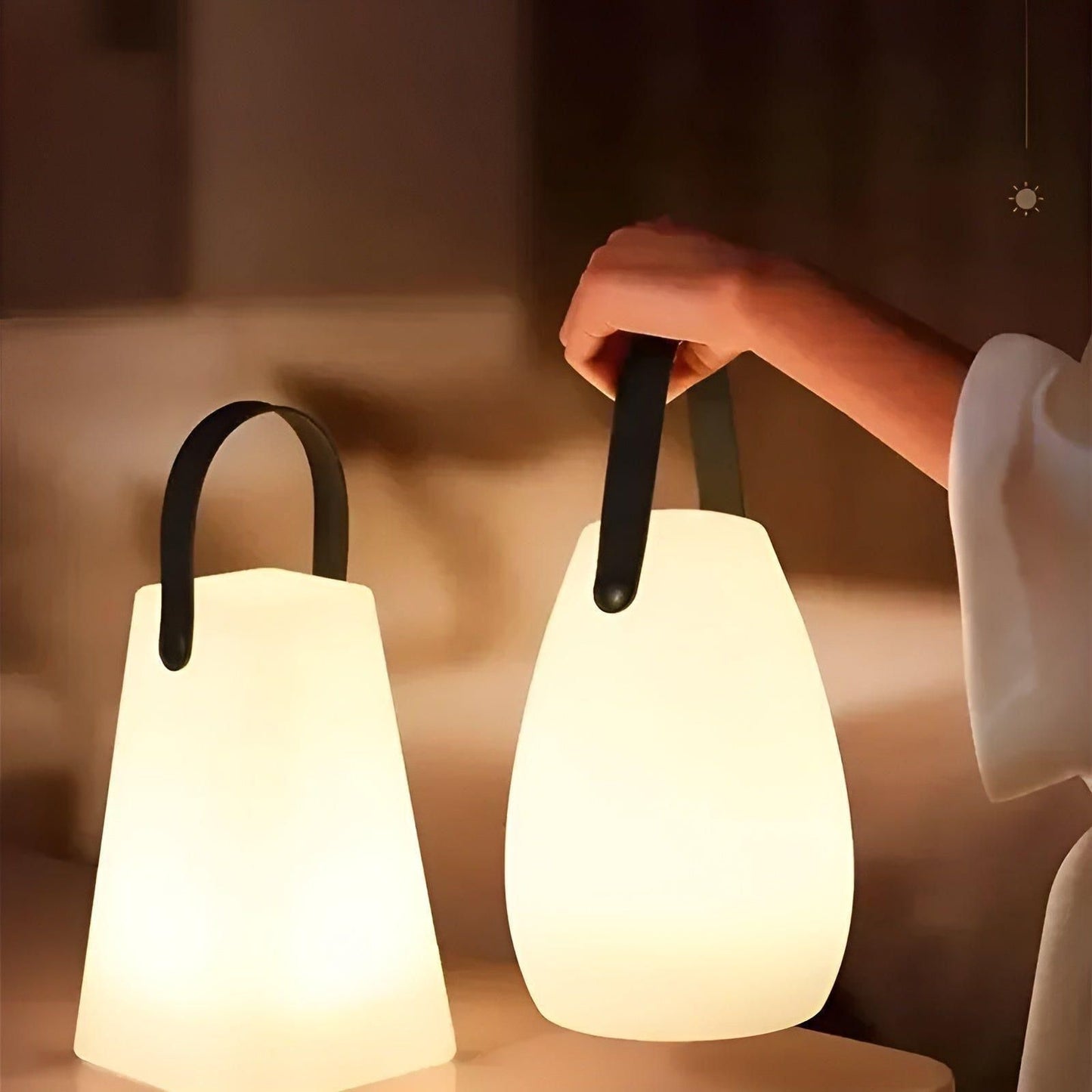 Wireless Outdoor Rechargeable Table Lamp with Remote