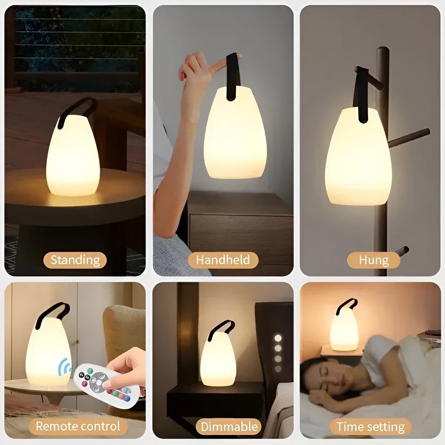 Fesara Color Changing LED Light - Compact Waterproof Lamp