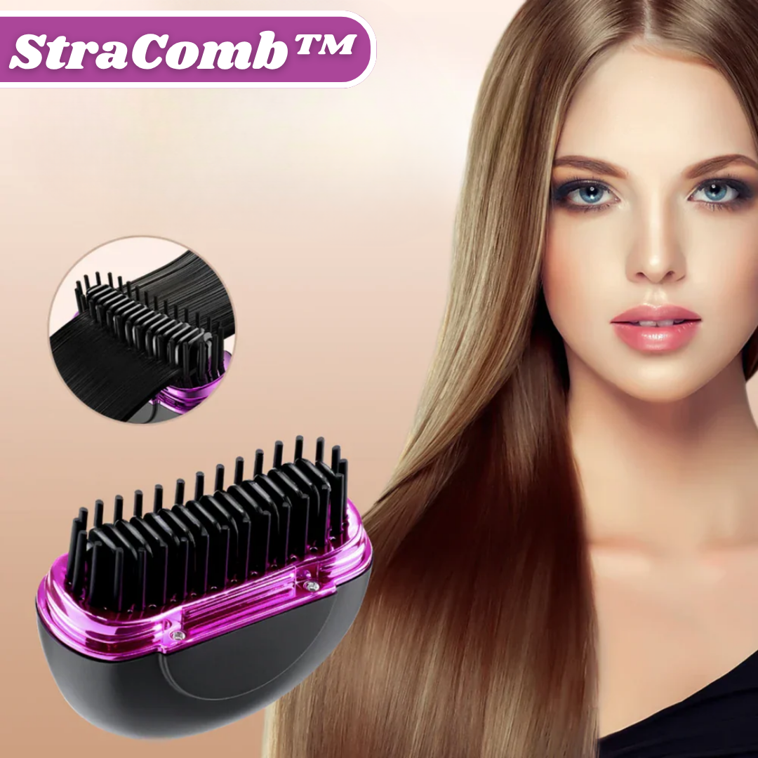 Easy Style Hair Straightener Brush - Fesara