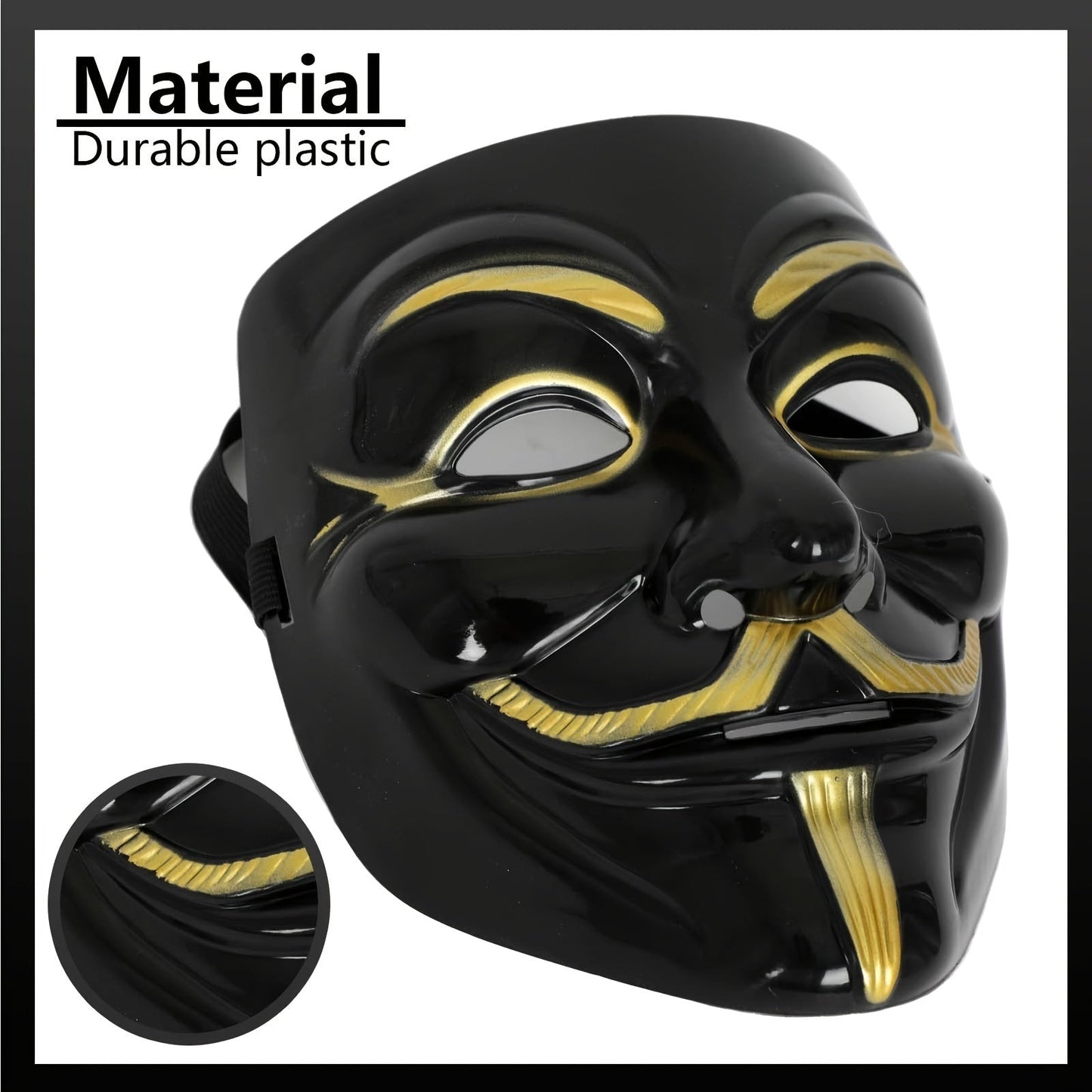 Spooky Men's Halloween Costume Mask