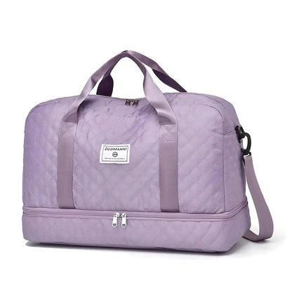 Large Water-Resistant Gym Duffle Bag