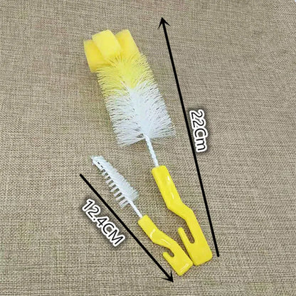 Baby Bottle Cleaning Kit with Brush and Nipple Cleaner