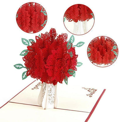Lovely Floral 3D Greeting Card