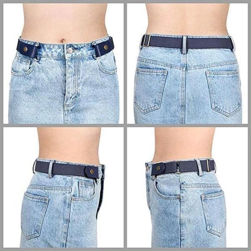 Stretchy No-Buckle Elastic Waist Belts