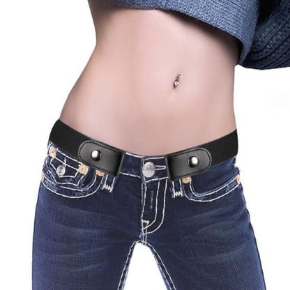 Stretchy No-Buckle Elastic Waist Belts