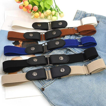 Stretchy No-Buckle Elastic Waist Belts - Fesara