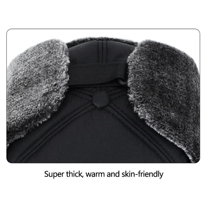 Warm Winter Beanie Hat with Face Mask