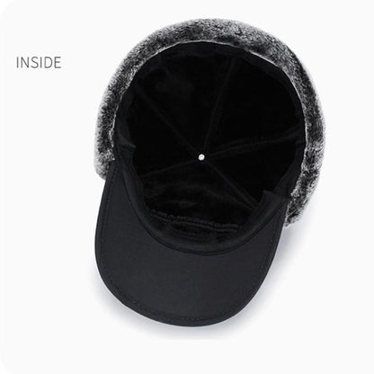 Warm Winter Beanie Hat with Face Mask