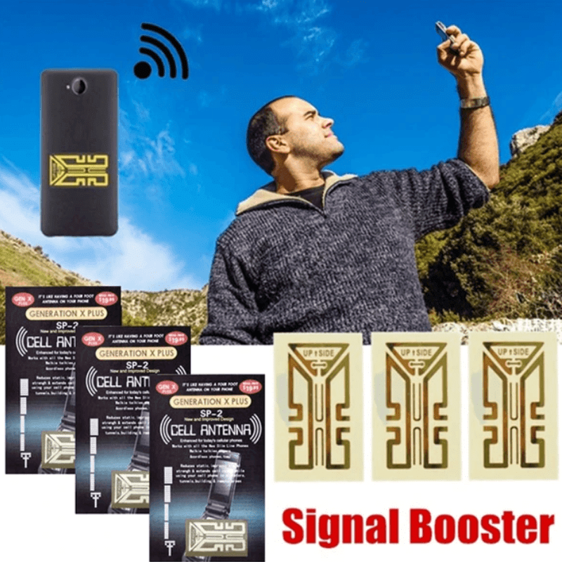 Stronger Phone Signal Booster Sticker - Fesara