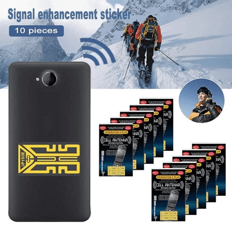 Stronger Phone Signal Booster Sticker