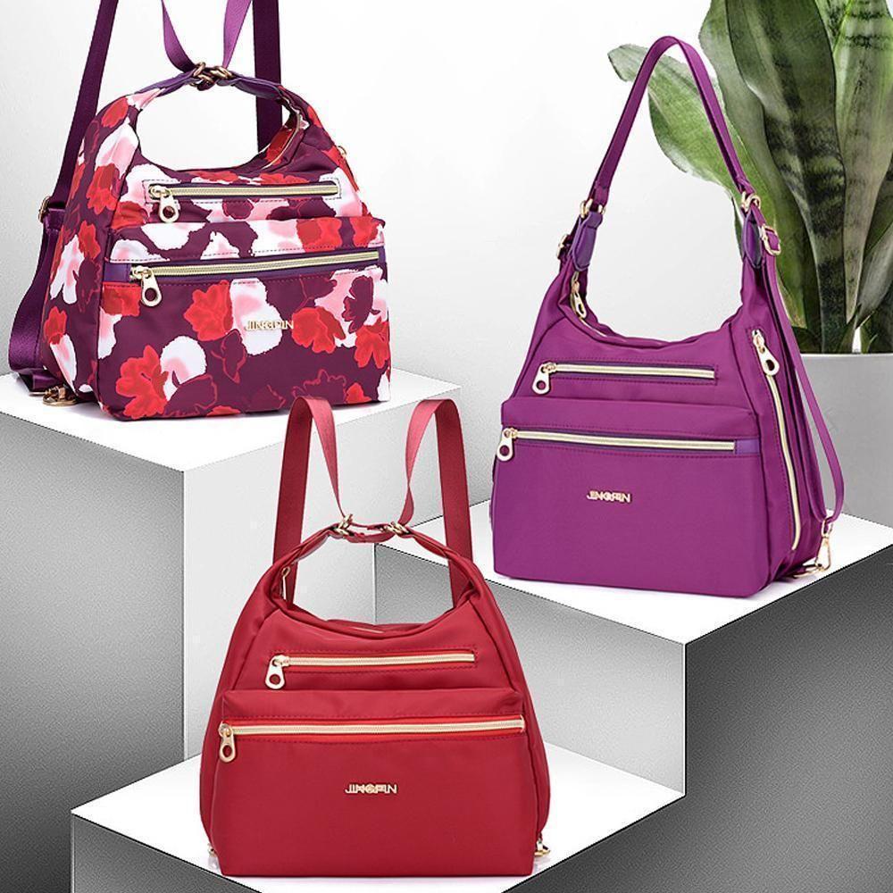 Fesara | Zipper Tote Bag and Shoulder Purse