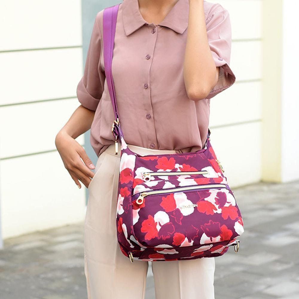 Fesara | Zipper Tote Bag and Shoulder Purse
