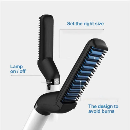 Premium Mens Grooming Straightening Comb