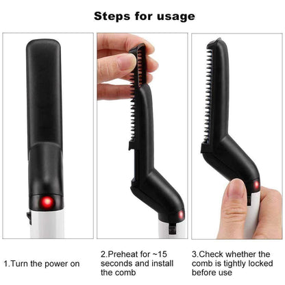 Premium Mens Grooming Straightening Comb