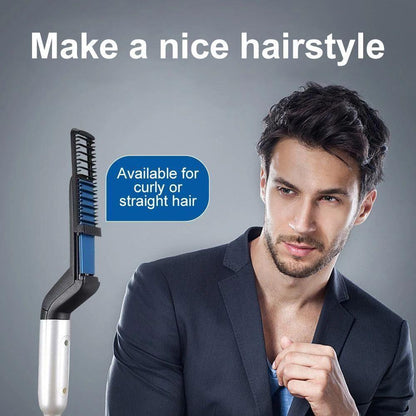 Premium Mens Grooming Straightening Comb - Fesara