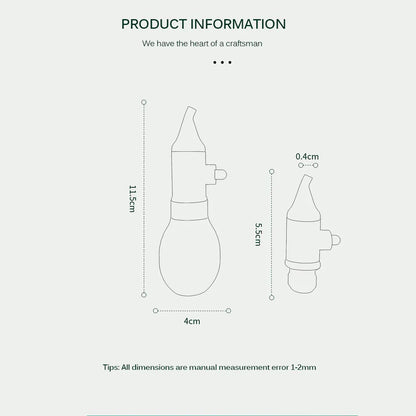 Baby Nasal Aspirator - Soft Silicone Nose Cleaner