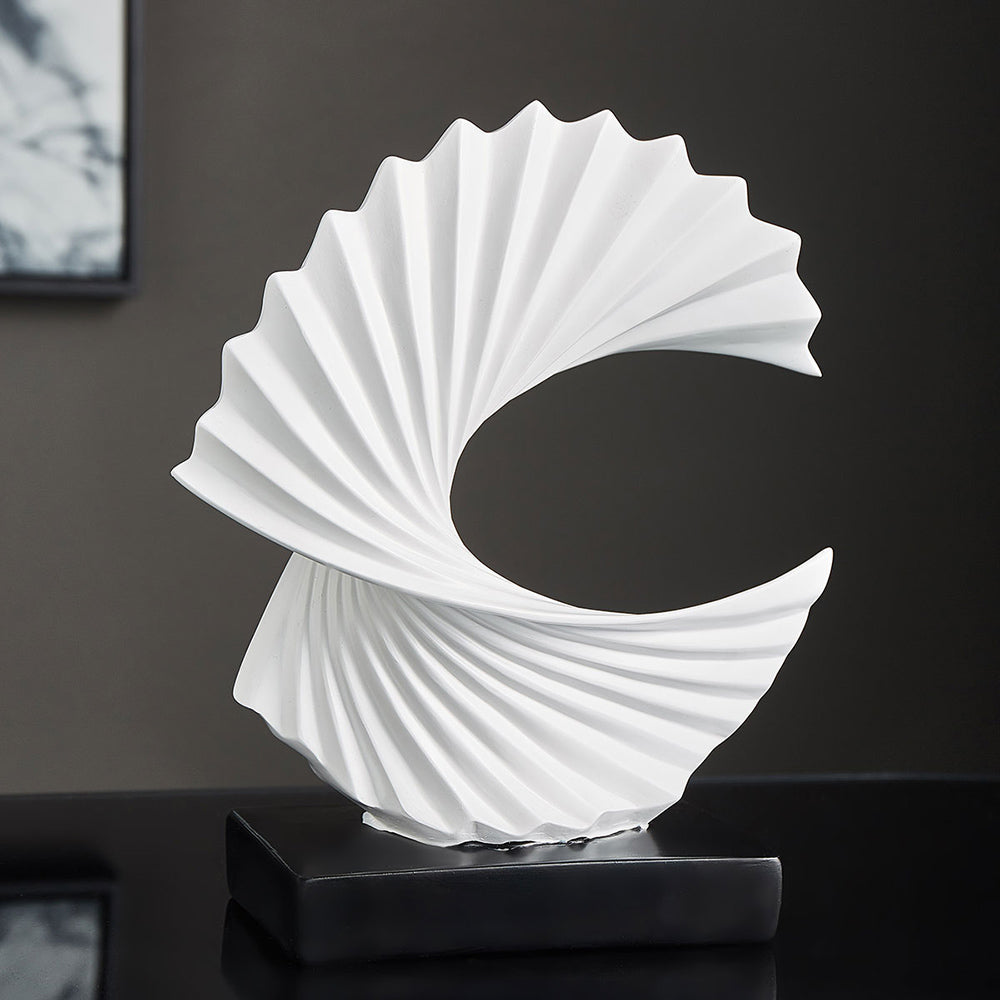 Beautiful Moon Shape Decor Sculpture