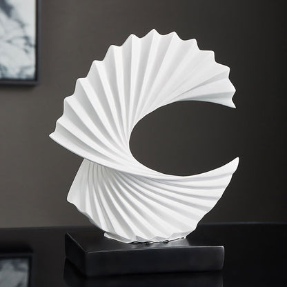 Beautiful Moon Shape Decor Sculpture