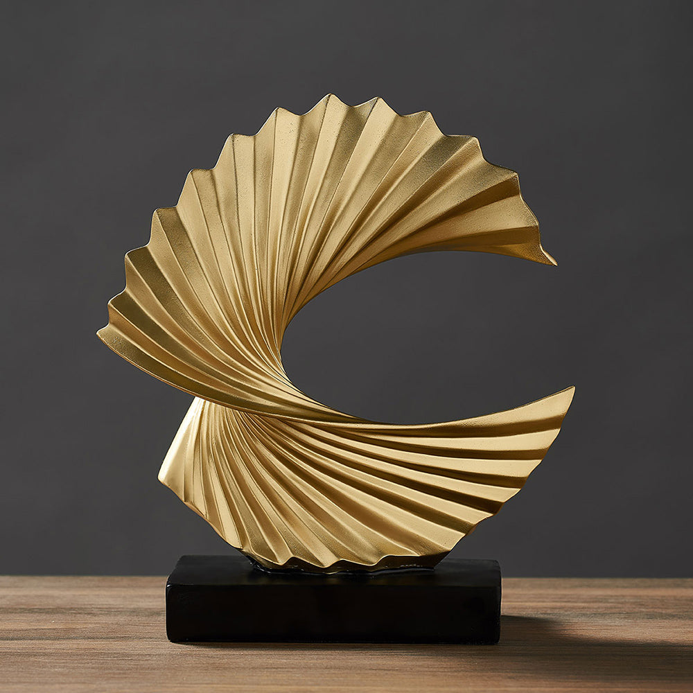 Beautiful Moon Shape Decor Sculpture - Fesara