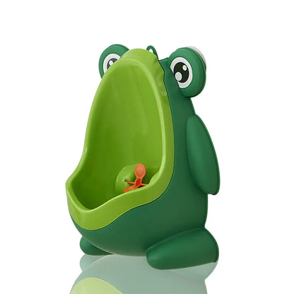 Colorful Kid's Frog Shaped Potty Training Urinal