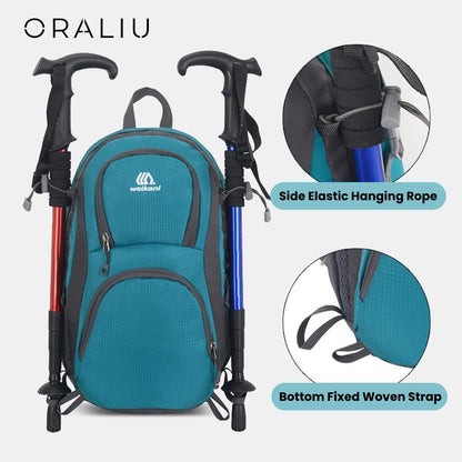 Compact Water Resistant Hiking Backpack