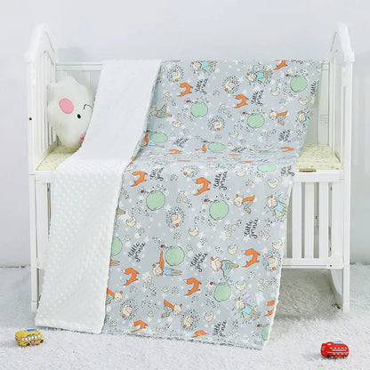 Plush Baby Blanket - Warm Double Layer Blanket