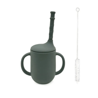 Soft Silicone Sippy Cup for Baby - Spill Proof Training Cup