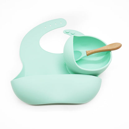 Soft Baby Silicone Feeding Set