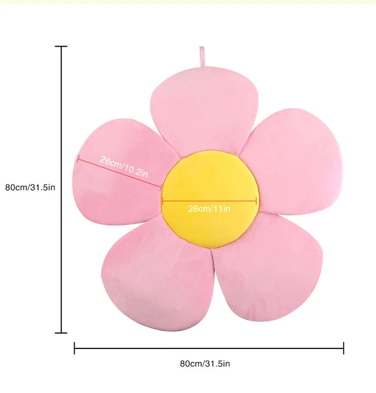 Soft Floral Baby Bath Support Cushion