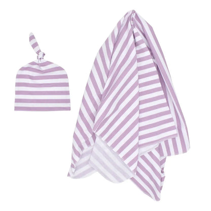 Cozy Baby Swaddle Set with Hat – Gentle Infant Wrap Blanket