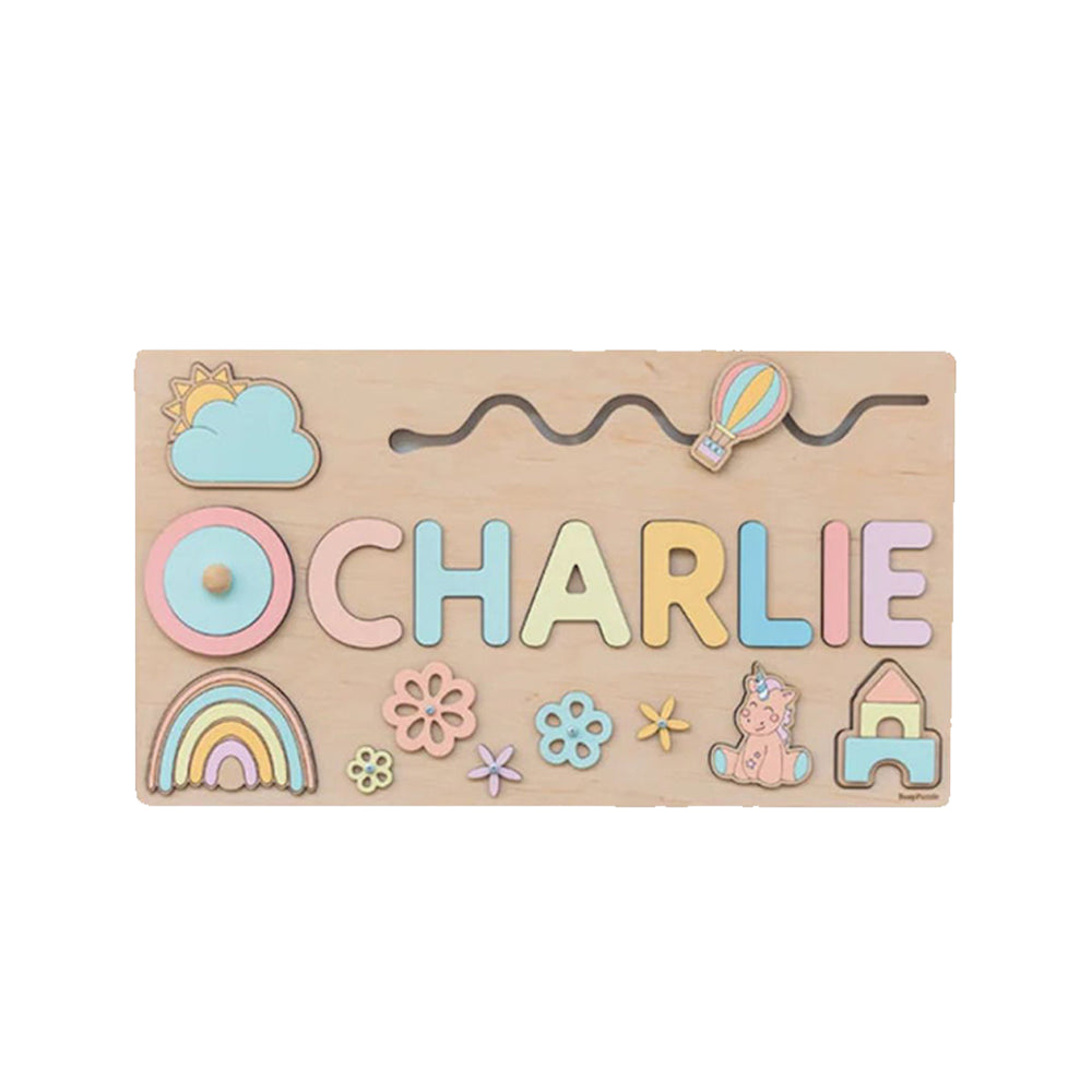 Custom Wooden Name Jigsaw Puzzle