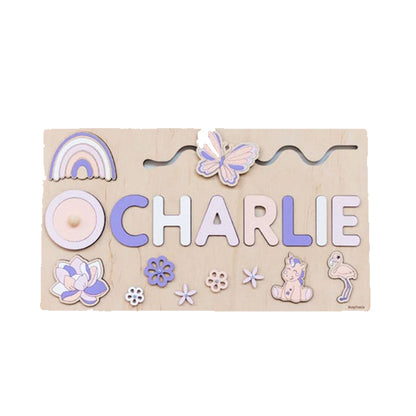 Custom Wooden Name Jigsaw Puzzle
