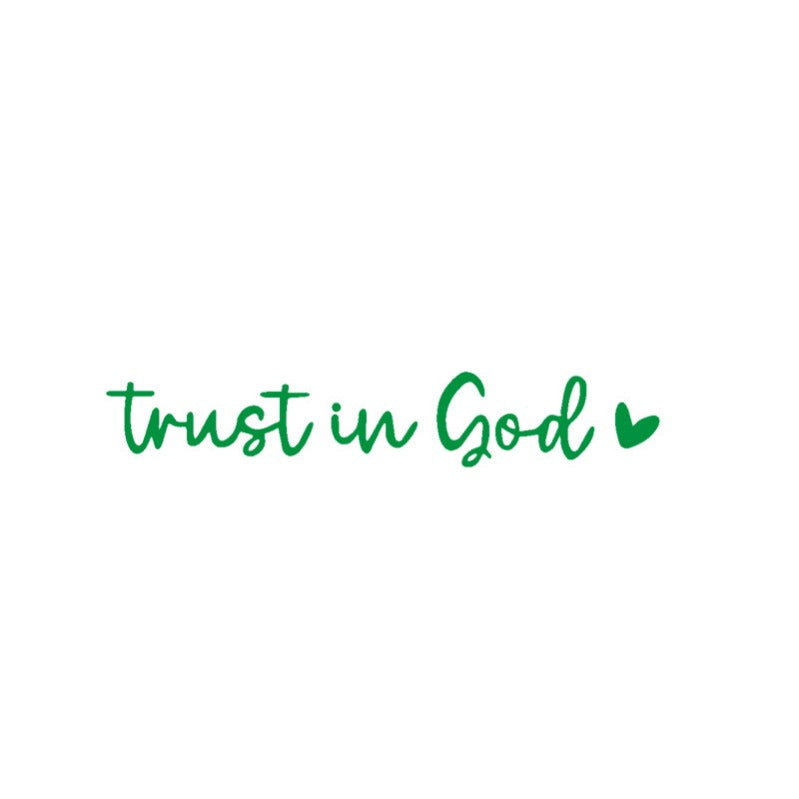 Faith Inspirational Car Mirror Sticker