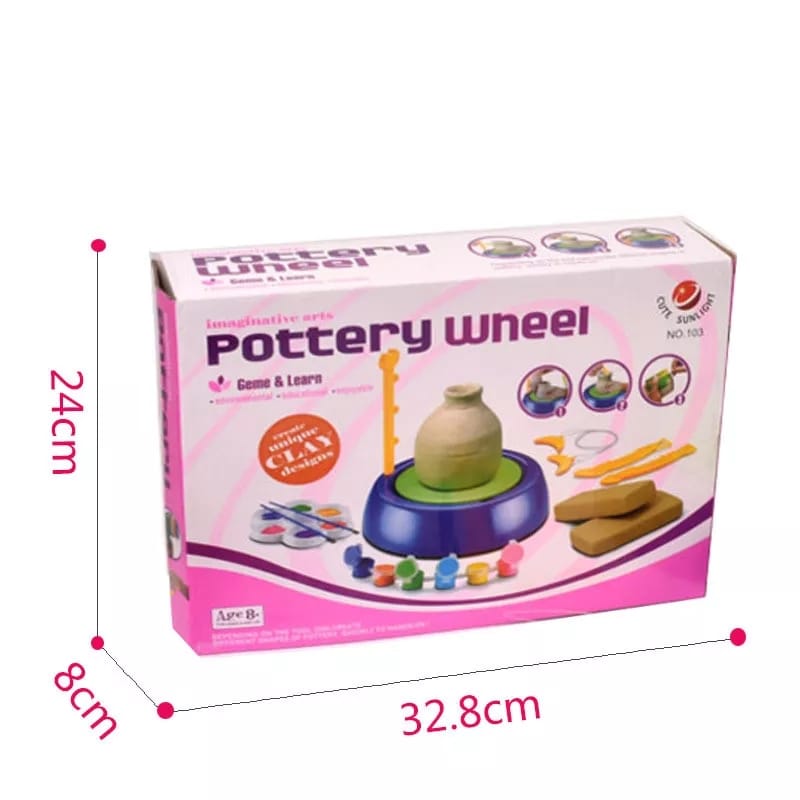 Fun Ceramic Art Kit for Kids - DIY Pottery Making Set