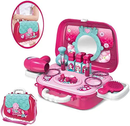 Glitter Makeup Set with Girls Jewelry Box - Fesara