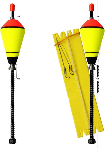 Premium Automatic Fishing Bobber with Strong Carbon Fiber Rod