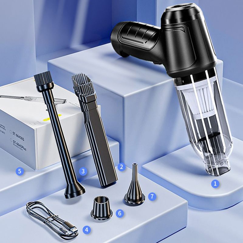 Portable Car Vacuum Cleaner High Power Cordless Auto Vac