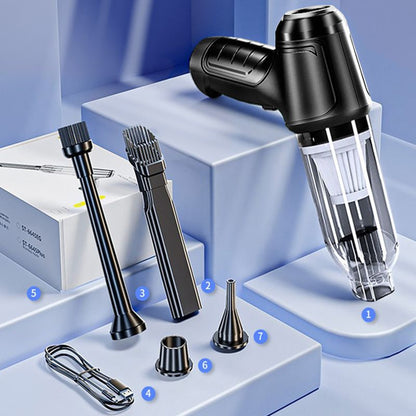 Portable Car Vacuum Cleaner High Power Cordless Auto Vac