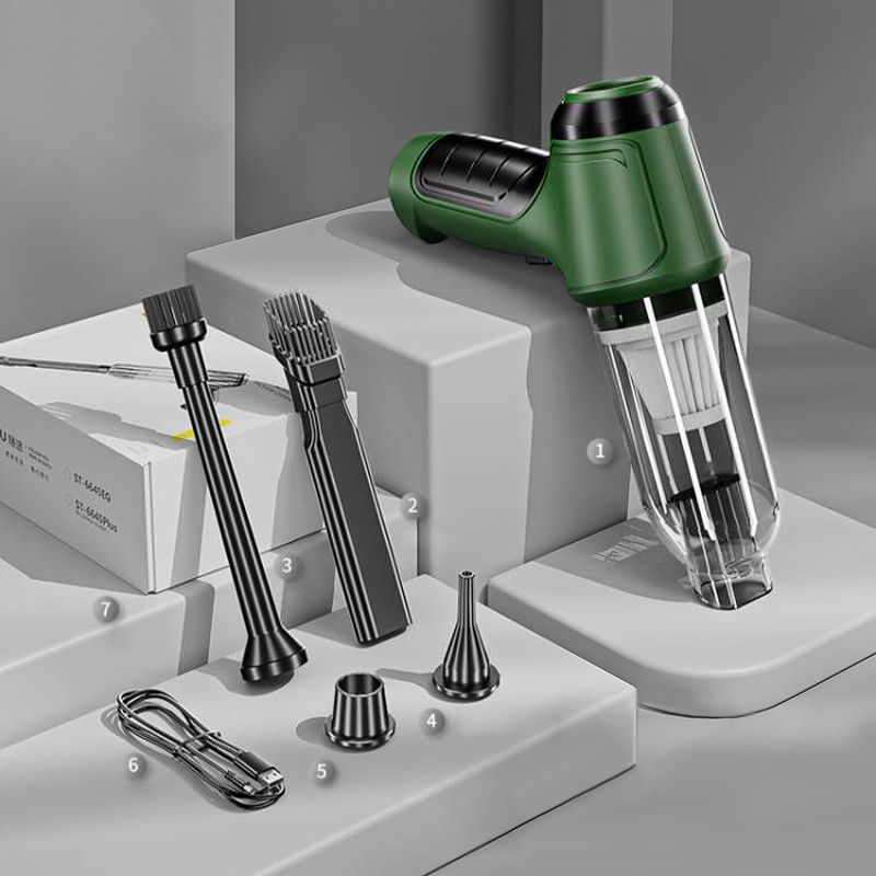 Portable Car Vacuum Cleaner High Power Cordless Auto Vac