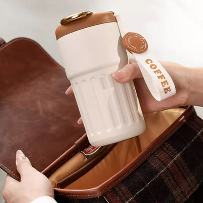 Insulated Thermal Mug with Temperature Control - 410ml