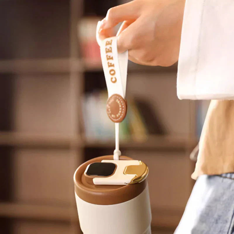 Insulated Thermal Mug with Temperature Control - 410ml