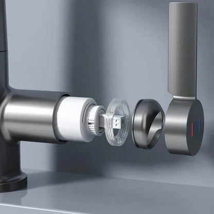 Flexible LED Faucet with Pull-Out Spray Head
