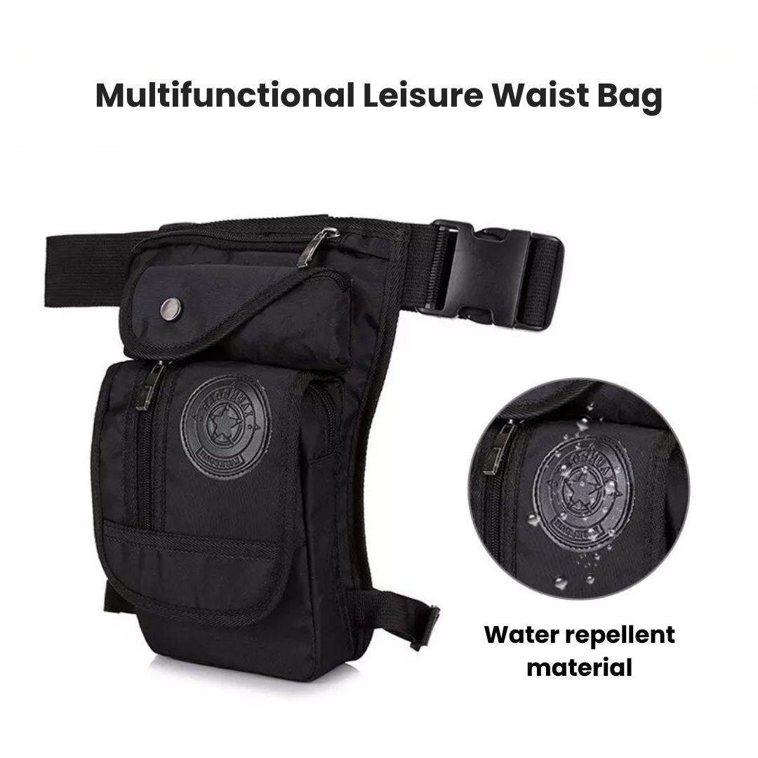 Waterproof Motorcycle Leg Pouch for Travel & Riding