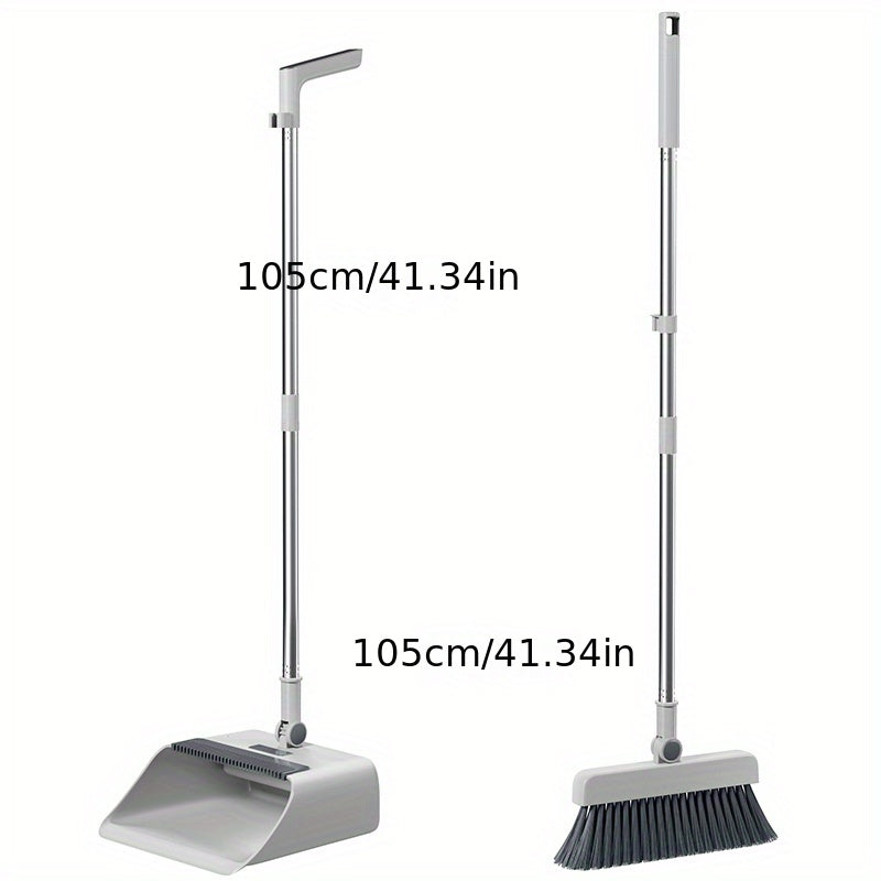 Practical Multi-Tasking Broom and Dustpan Cleaning Kit