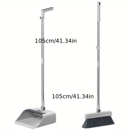 Practical Multi-Tasking Broom and Dustpan Cleaning Kit